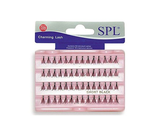 Изображение  Eyelash bundles SPL Charming Lash EE-1 short, short black 56 pcs