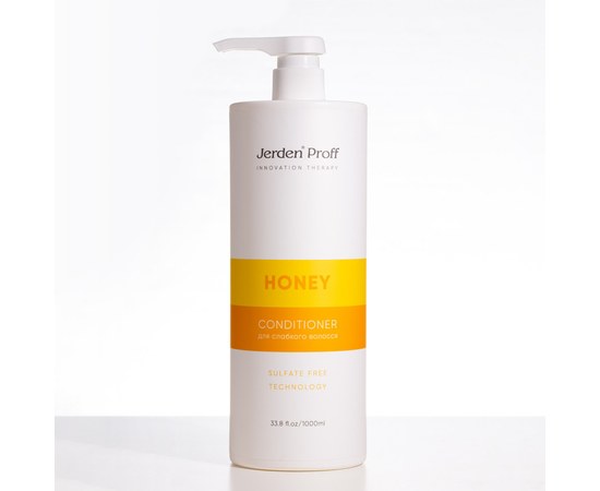 Изображение  Sulfate-free conditioner for weak hair with royal jelly Honey Jerden Proff, 400 ml