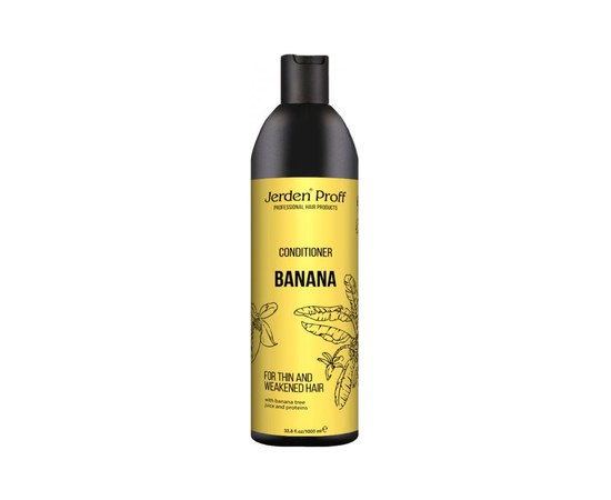 Изображение  Conditioner for thin and weakened hair Banana Jerden Proff, 1000 ml
