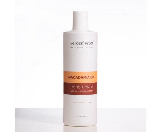 Изображение  Conditioner for all hair types with macadamia nut oil Macademia Oil Jerden Proff, 400 ml