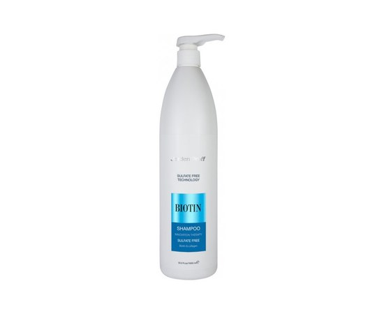 Изображение  Sulfate-free hair shampoo with biotin and collagen Biotin Jerden Proff, 1000 ml