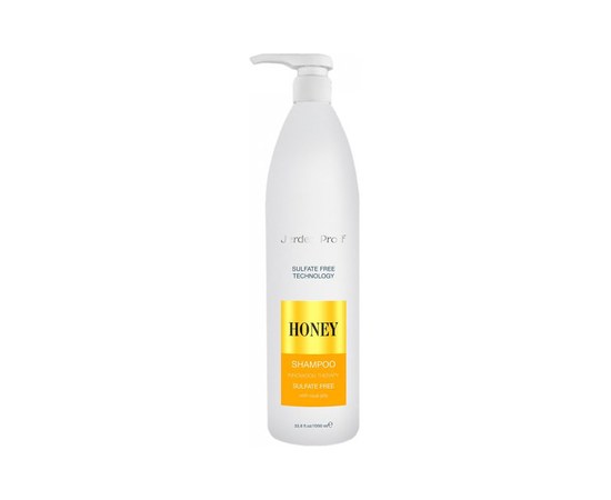 Изображение  Sulfate-free honey hair shampoo with royal jelly Honey Jerden Proff, 1000 ml
