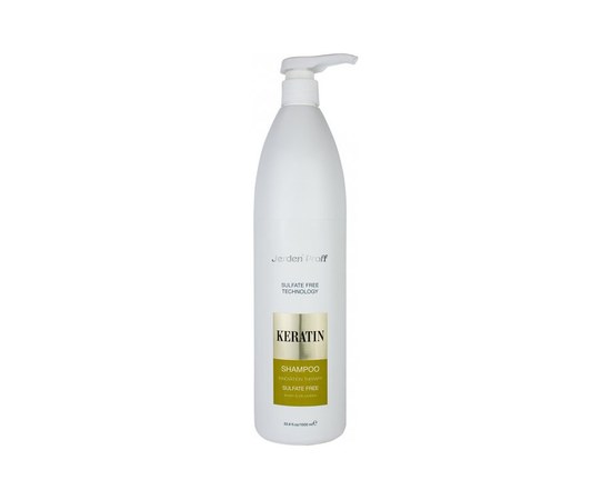 Изображение  Sulfate-free hair shampoo with keratin Keratin Jerden Proff, 1000 ml