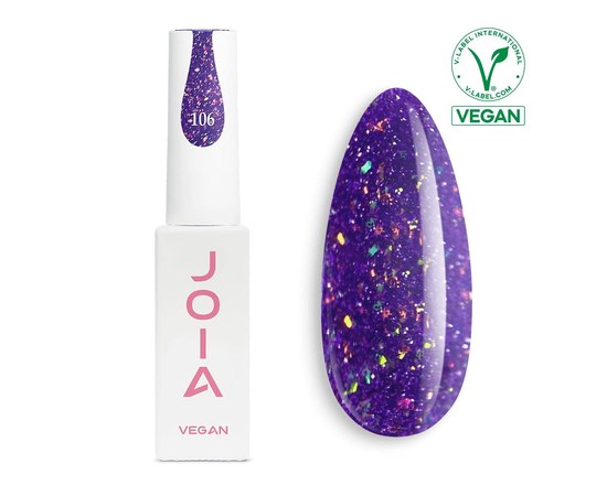 Изображение  Gel polish for nails JOIA vegan 6 ml, №106, Volume (ml, g): 6, Color No.: 106