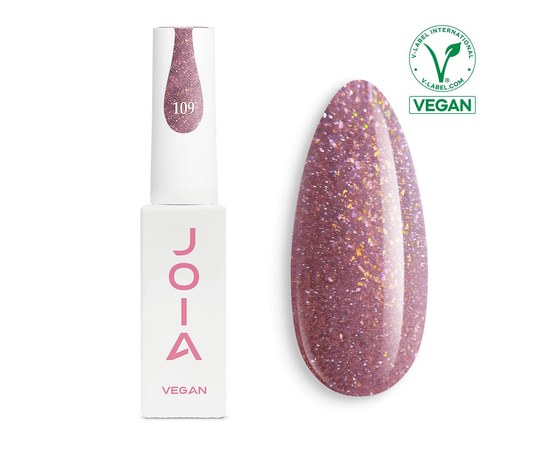 Изображение  Gel polish for nails JOIA vegan 6 ml, №109, Volume (ml, g): 6, Color No.: 109