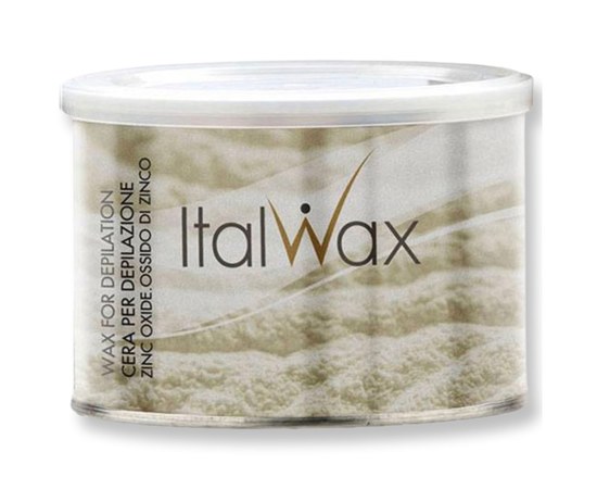 Изображение  Wax for depilation in a jar ItalWax, Zinc Oxide, 400 ml, Aroma: Zinc oxide, Volume (ml, g): 400