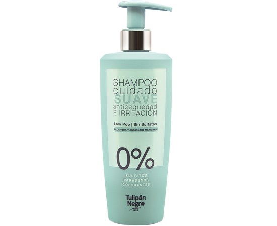 Изображение  Shampoo sulfate-free Tulipan Negro Low Poo SS Gentle care, 500 ml