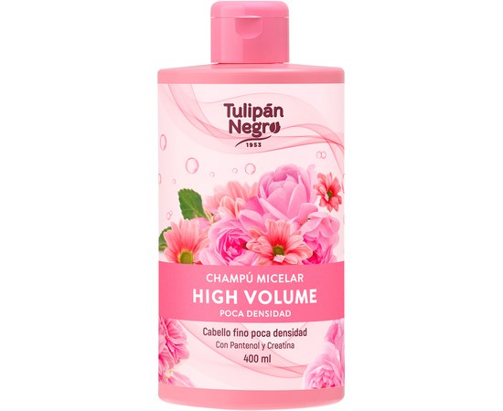 Изображение  Shampoo Tulipan Negro Micellar for hair volume, 400 ml