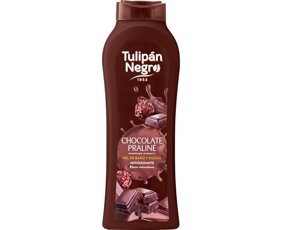 Зображення  Гель для душу Tulipan Negro Шоколадне пралине, 650 мл