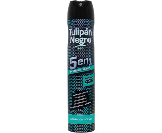 Изображение  Deodorant-antiperspirant Tulipan Negro 5 in 1, 200 ml