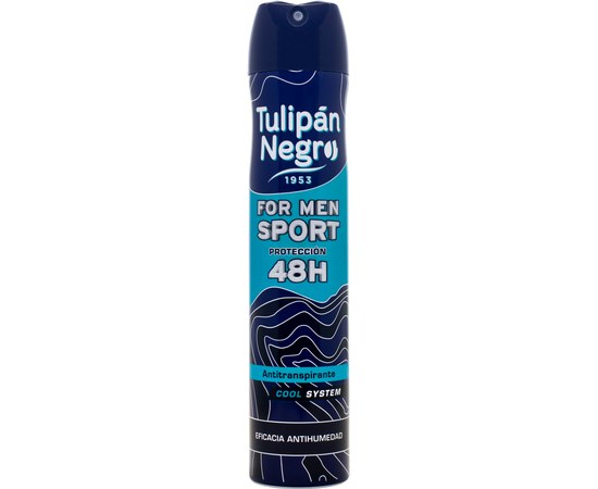 Изображение  Deodorant-antiperspirant Tulipan Negro For Men Sport, 200 ml