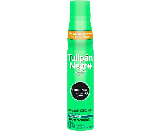 Изображение  Deodorant-spray Tulipan Negro Original, 200 ml
