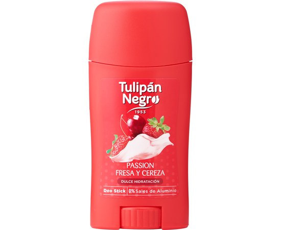 Изображение  Deodorant stick Tulipan Negro Gourmand Strawberry and Cherry, 50 ml