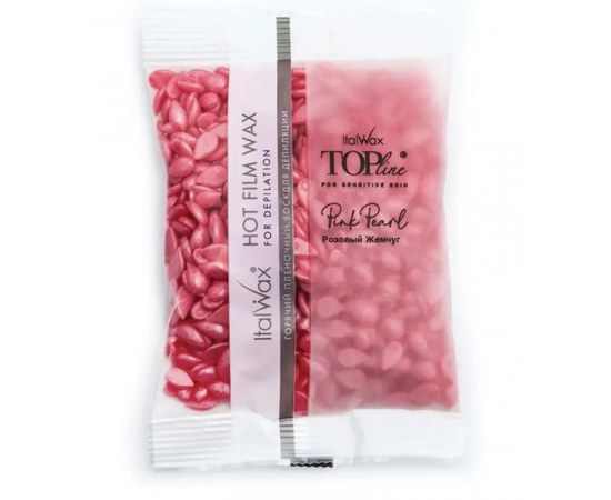 Изображение  Hot wax ItalWax TOPline "Pink Pearl" in granules 100 g, Aroma: Pink Pearl, Volume (ml, g): 100