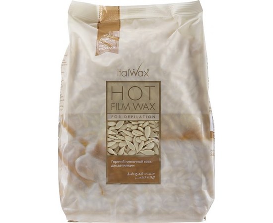 Изображение  Hot wax in granules White chocolate ItalWax 500 g