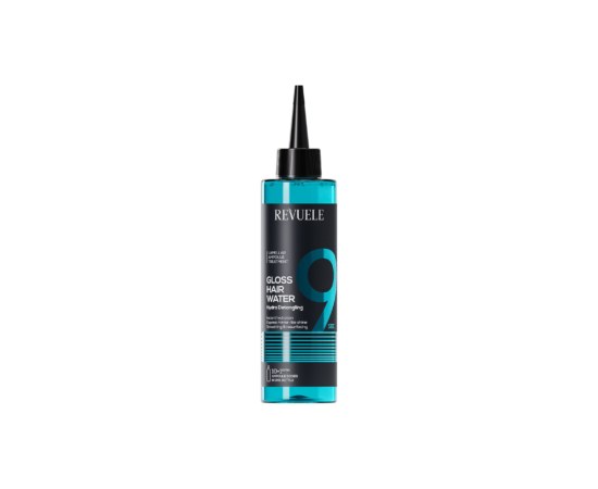 Изображение  Жидкий кондиционер REVUELE Gloss Hair Water Hydra Detangling для Сухих и Ломких волос, 220 мл 