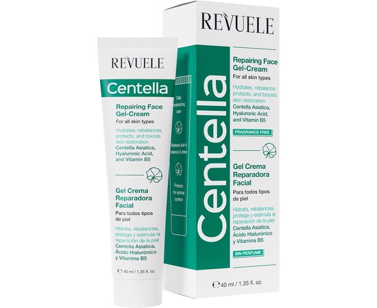 Изображение  REVUELE Centella Face Cream-Gel Revitalizing, 40 ml