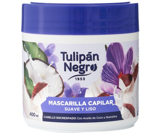 Зображення  Маска міцелярна Tulipan Negro М'якість та Гладкість, 400 мл