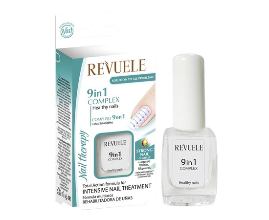 Изображение  Complex REVUELE Healthy nails Nail Therapy 9 in 1, 10 ml