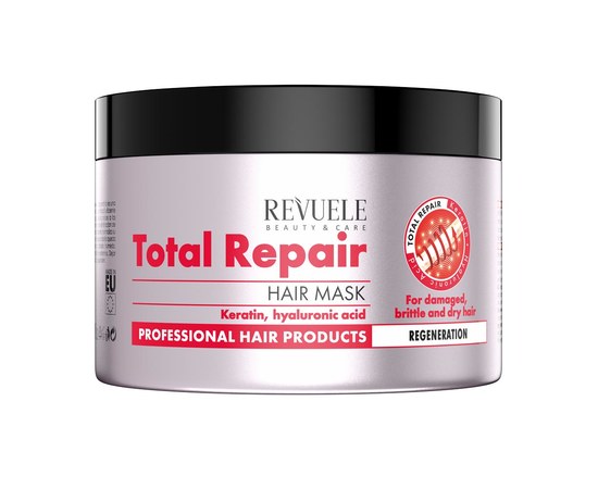 Изображение  REVUELE mask for damaged brittle and dry hair, 500 ml