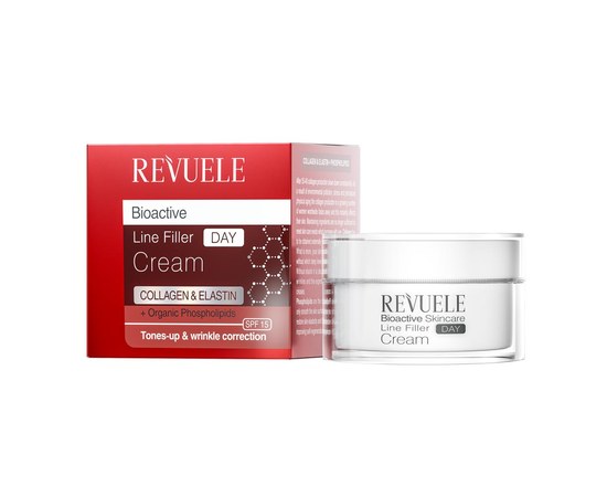 Изображение  REVUELE Bioactive Collagen & Elastin day cream-filler, 50 ml