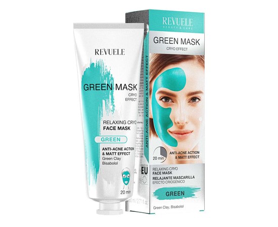 Изображение  REVUELE Green Mask Cryo Effect, 80 ml