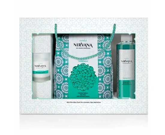 Изображение  Gift set for aroma depilation ItalWax nirvana sandalwood.