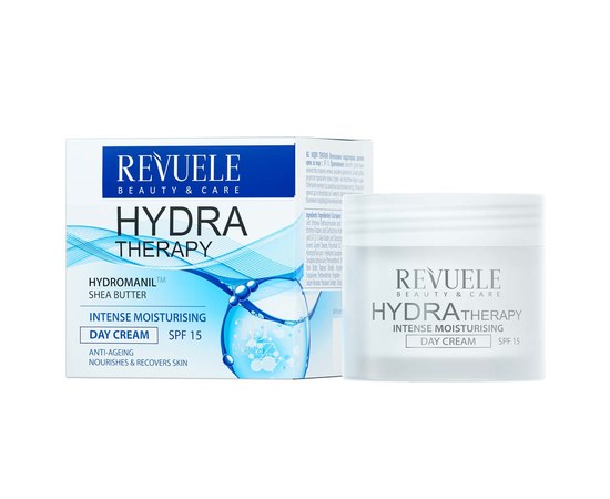 Изображение  REVUELE Hydra Therapy Intense Moisturizing Day Cream, 50 ml