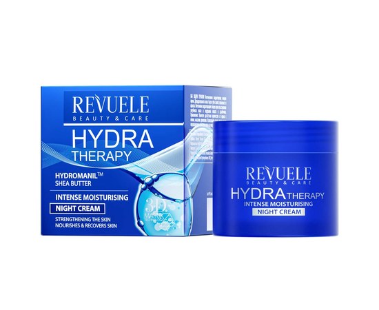 Изображение  Night cream REVUELE Hydra Therapy intensely moisturizing, 50 ml