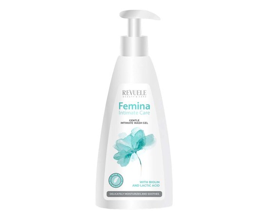 Изображение  Gentle gel for intimate hygiene REVUELE FEMINA, 250 ml
