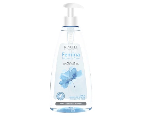 Изображение  REVUELE FEMINA micellar gel for intimate hygiene, 250 ml