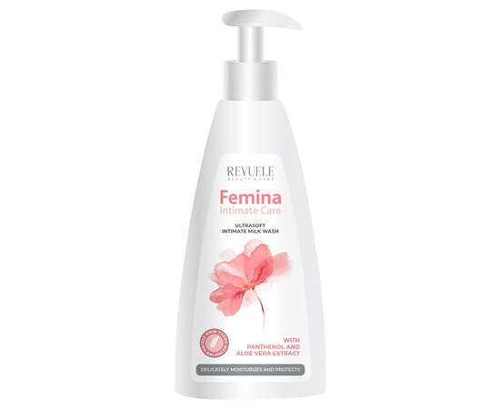 Изображение  Ultra-soft milk for intimate hygiene REVUELE FEMINA, 250 ml