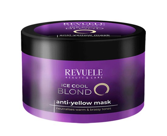 Изображение  Тонирующая маска против желтизны волос REVUELE Ice Cool Blond, 500 мл