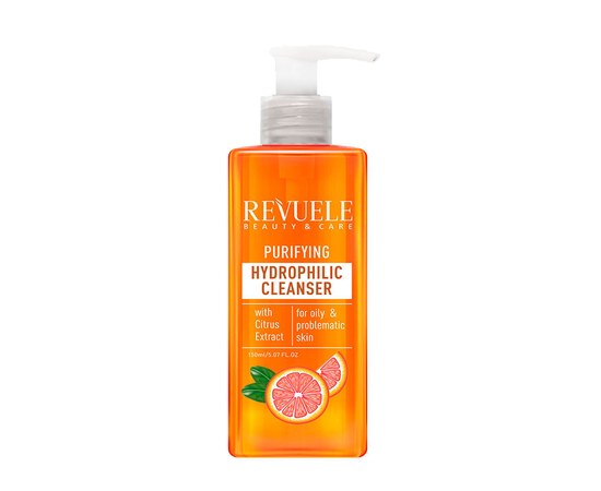Изображение  REVUELE Purifying Hydrophilic Cleanser with citrus fruit extract, 150 ml
