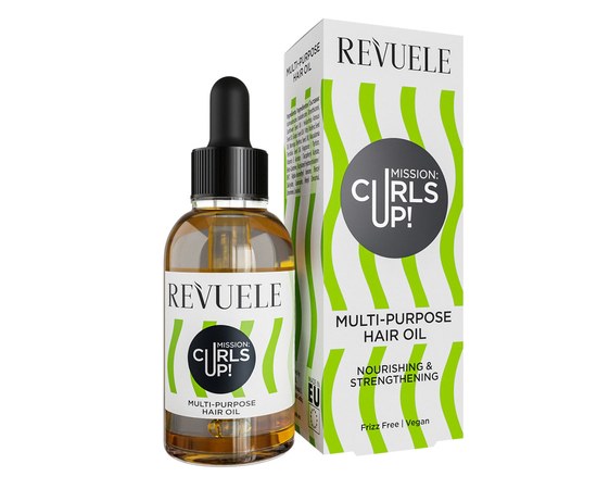 Изображение  Oil universal REVUELE Mission: Curls up! for curly hair, 30 ml