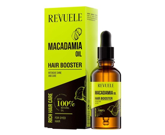 Изображение  Бустер для волос REVUELE HAIR CARE с маслом макадами, 30 мл