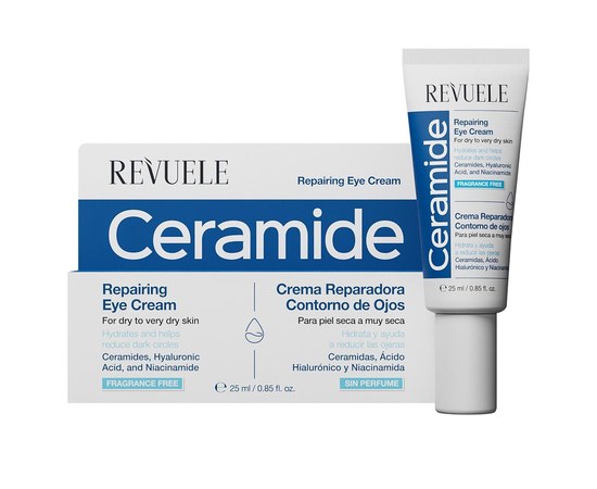 Изображение  REVUELE Ceramide eye cream with ceramides, 25 ml