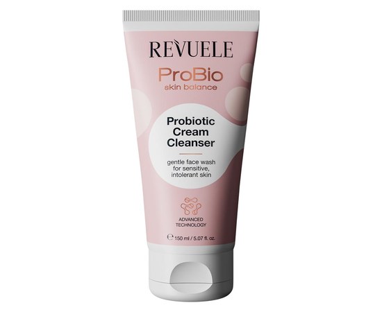 Изображение  Кремовое очистное средство REVUELE Probio Skin Balance с пробиотиками, 150 мл