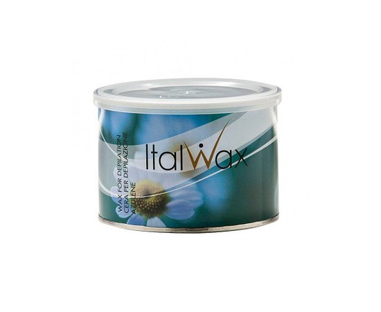 Изображение  Wax for depilation in a jar ItalWax, Azulene, 400 ml, Aroma: Azulene, Volume (ml, g): 400