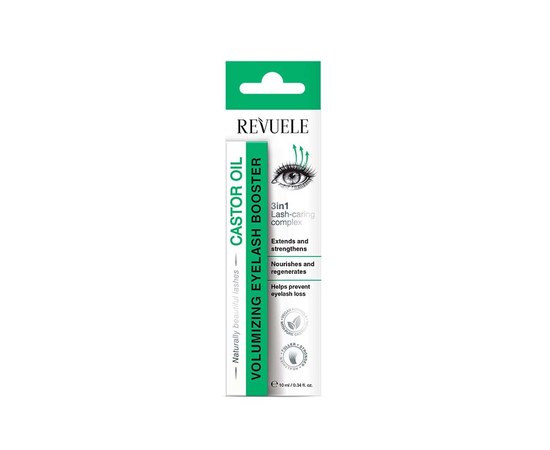 Изображение  Castor oil for eyelash volume REVUELE, 10 ml