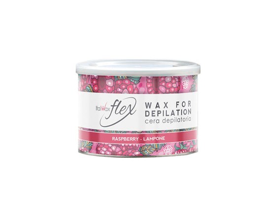 Изображение  Wax for depilation in a jar ItalWax, Raspberry, 400 ml, Aroma: Raspberries, Volume (ml, g): 400