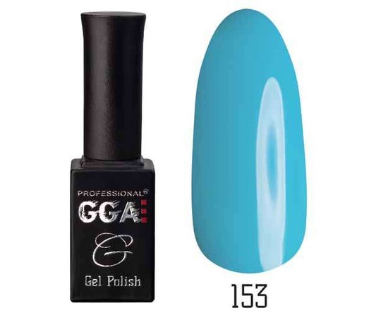 Зображення  Гель-лак для нігтів GGA Professional 10 мл, № 153, Цвет №: 153