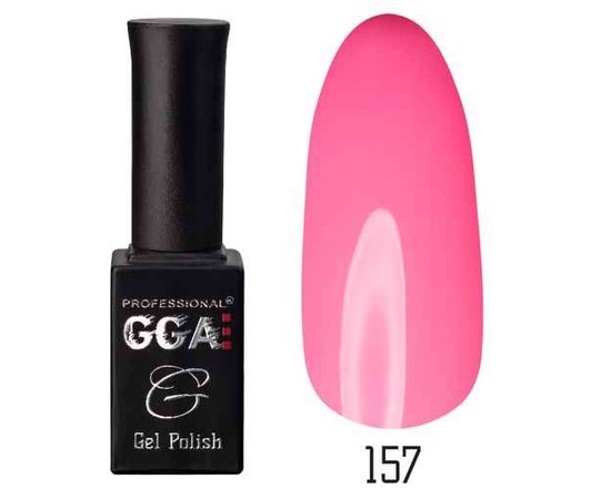 Зображення  Гель-лак для нігтів GGA Professional 10 мл, № 157, Цвет №: 157