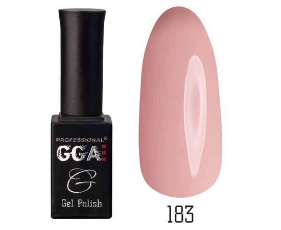 Зображення  Гель-лак для нігтів GGA Professional 10 мл, № 183, Цвет №: 183