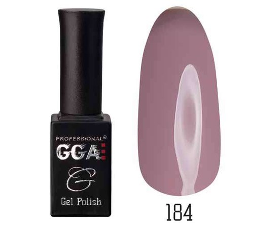 Зображення  Гель-лак для нігтів GGA Professional 10 мл, № 184, Цвет №: 184