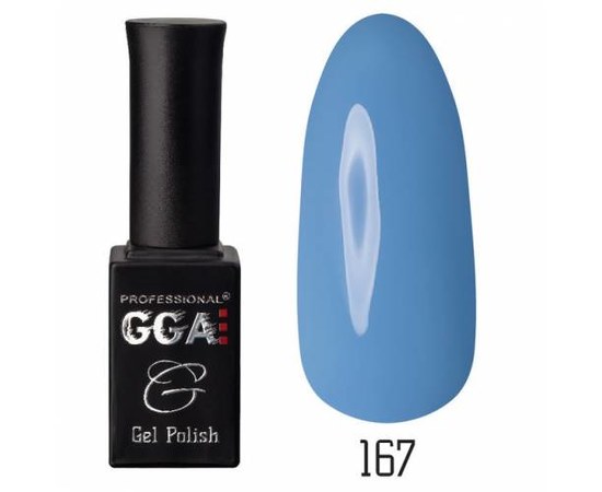 Изображение  Gel polish for nails GGA Professional 10 ml, No. 167, Color No.: 167