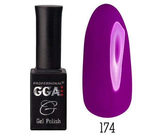 Зображення  Гель-лак для нігтів GGA Professional 10 мл, № 174, Цвет №: 174