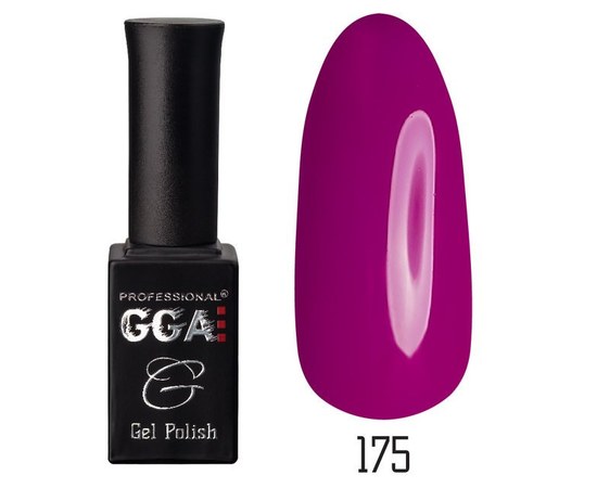 Зображення  Гель-лак для нігтів GGA Professional 10 мл, № 175, Цвет №: 175