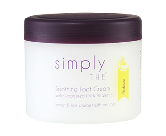 Изображение  THE Simply soothing foot cream with grape seed oil and vitamin E, 500 ml