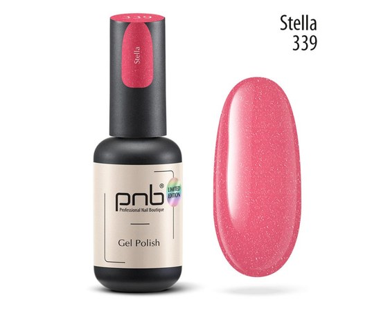 Изображение  Gel polish for nails PNB Gel Polish 8 ml, № 339, Volume (ml, g): 8, Color No.: 339